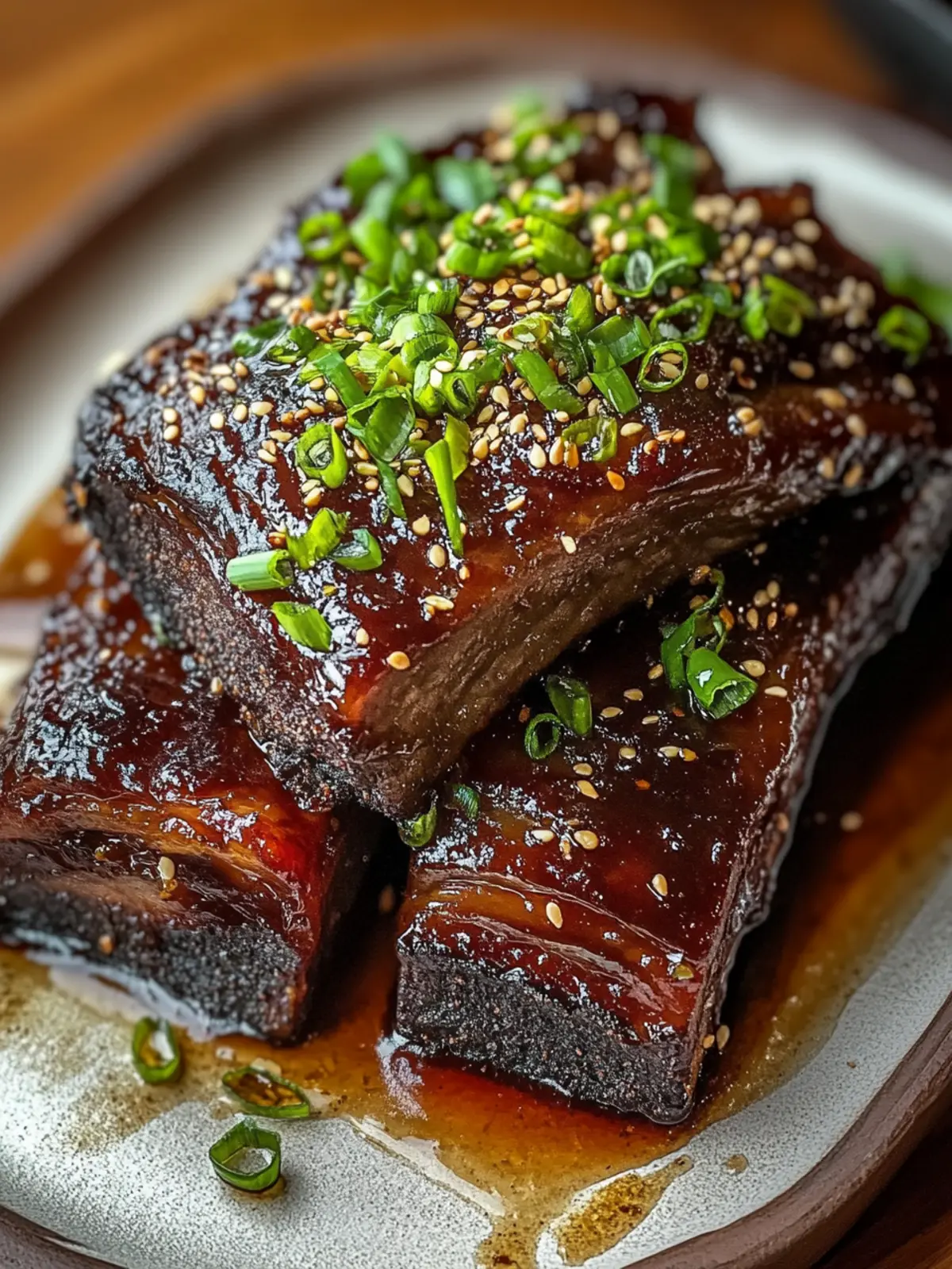 Caramelized Roast Asian Beef  Rib