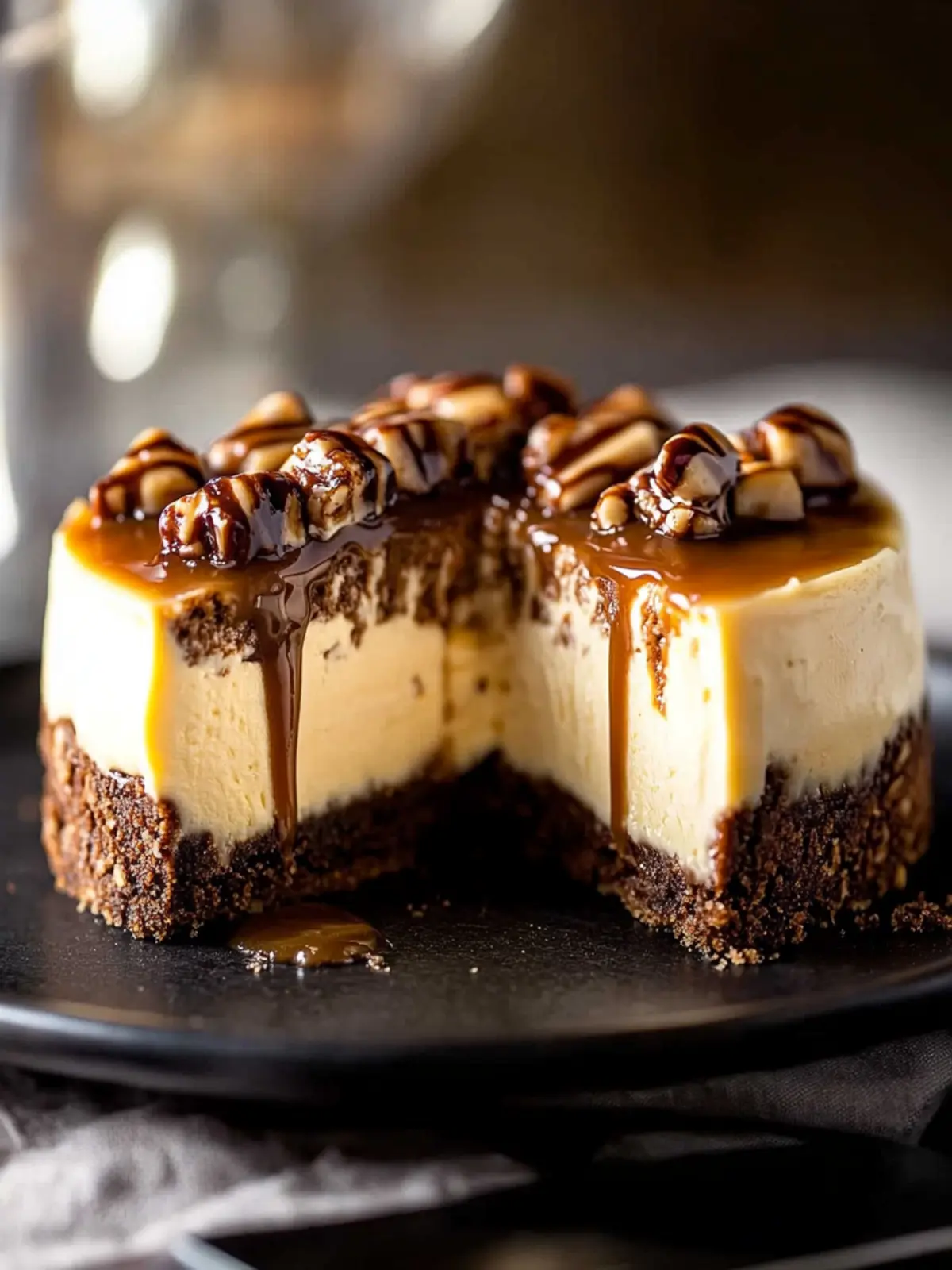 Decadent Caramel Turtle Cheesecake You'll Crave Again! 3 Caramel Turtle Cheesecake