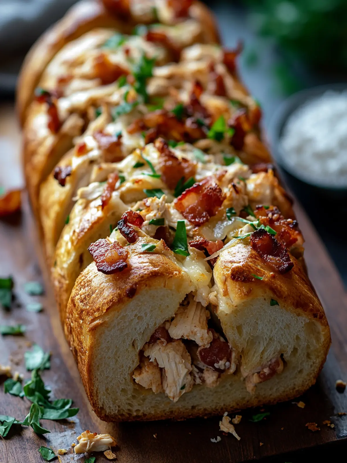 Savor the Joy of Chicken Bacon Ranch Stuffed Bread Today 5 Chicken Bacon Ranch Stuffed Bread