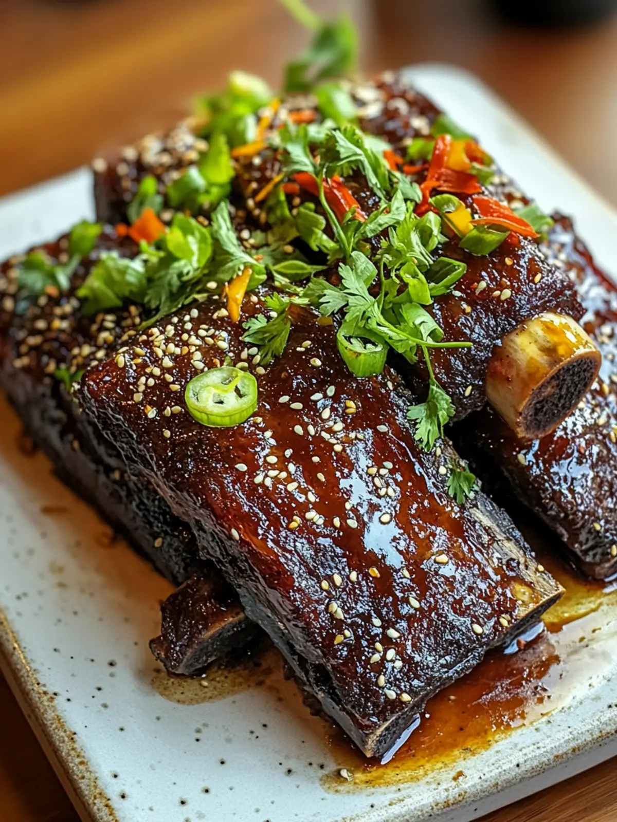 Caramelized Roast Asian Beef  Rib