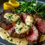 Juicy Steak with Creamy Garlic Sauce for Ultimate Dinner Bliss 5 Juicy Steak with Creamy Garlic Sauce
