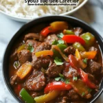 Slow Cooker Pepper Steak Recipe