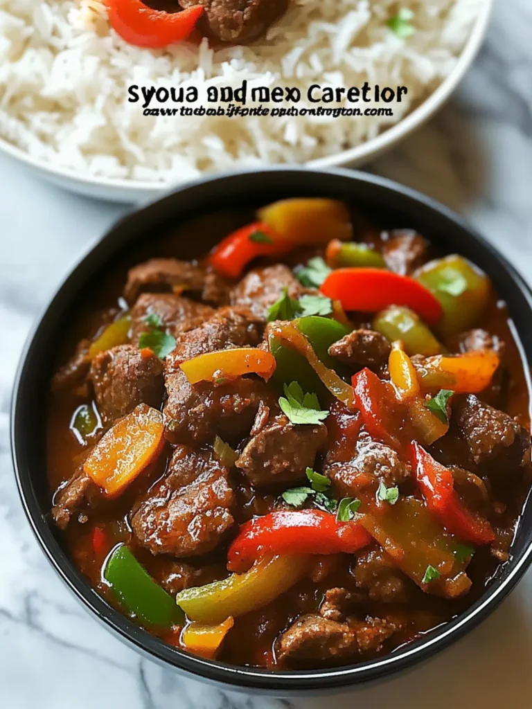 Slow Cooker Pepper Steak Recipe