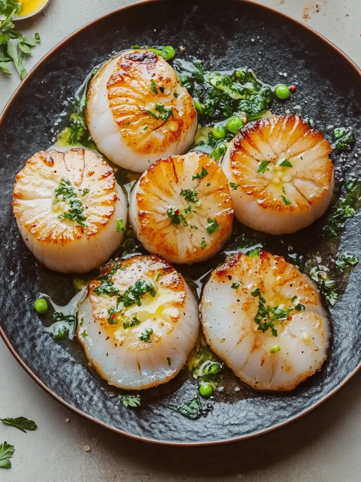 Seared Scallops & Yuzu Garlic Butter: Elevate Your Dinner Game 2 Seared Scallops & Yuzu Garlic Butter