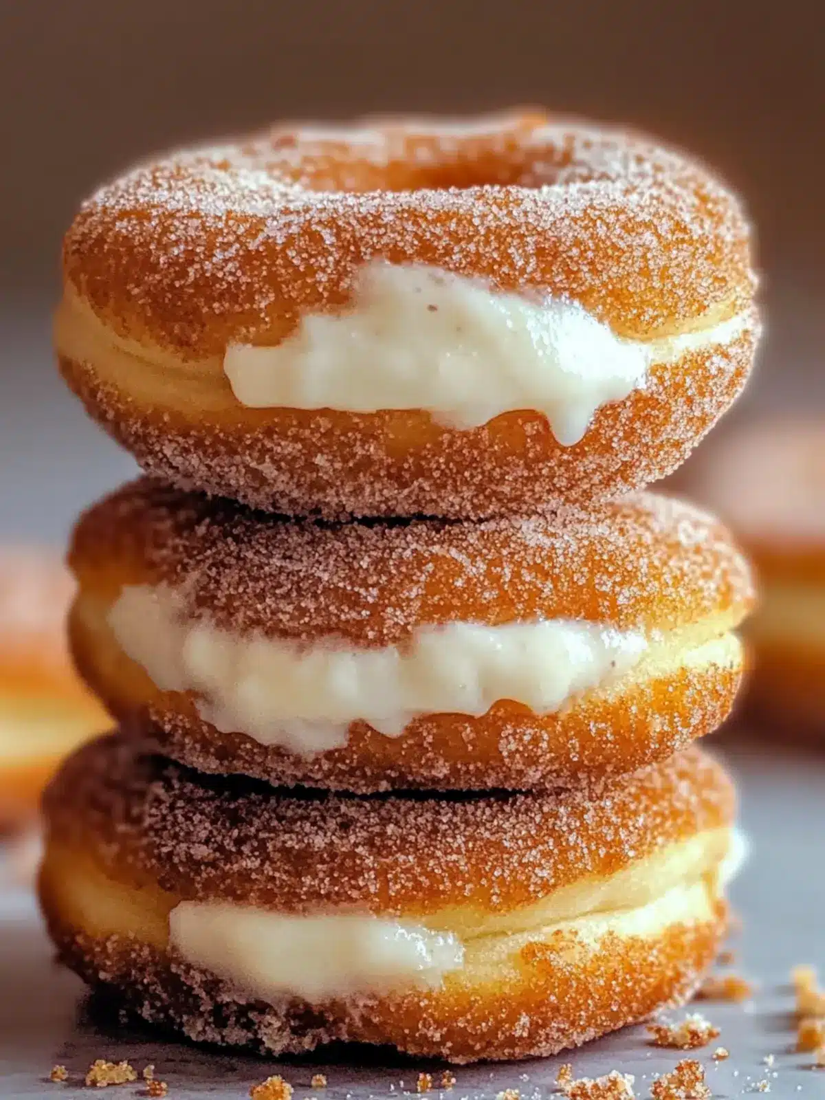 Churro Cheesecake Donut Cookies