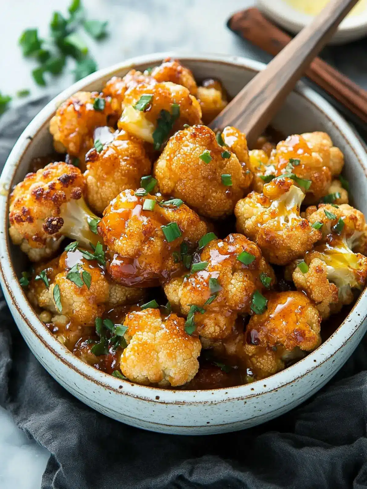 Honey Garlic Baked Cauliflower - Your New Favorite Veggie Dish 4 Honey Garlic Baked Cauliflower
