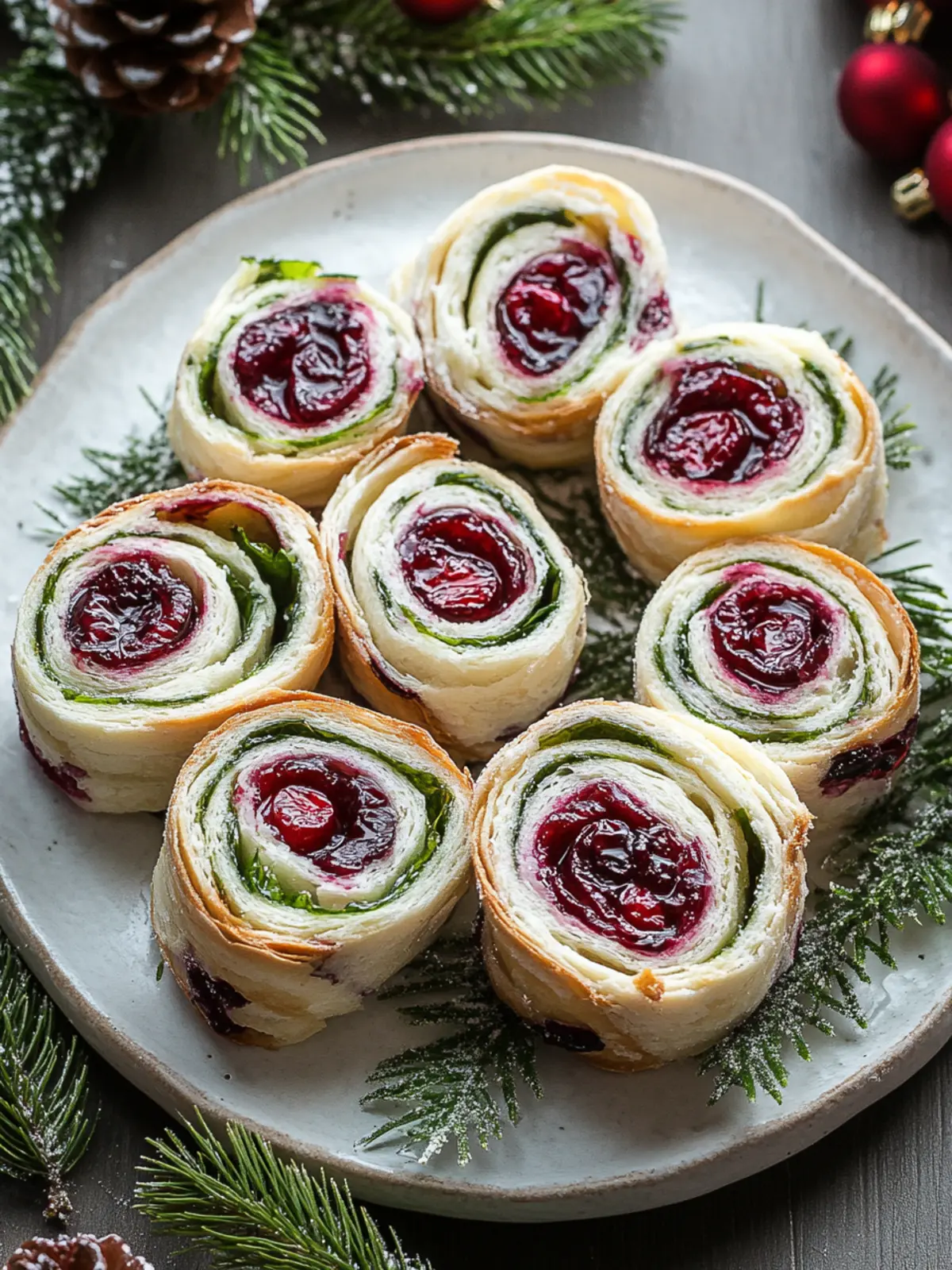 Tasty Christmas Cranberry Pinwheels for Festive Gatherings 4 Tasty Christmas Cranberry Pinwheels