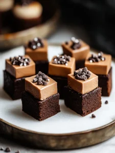 Decadent Brownie Petit Fours: A Bite-Size Delight 6 Brownie Petit Fours