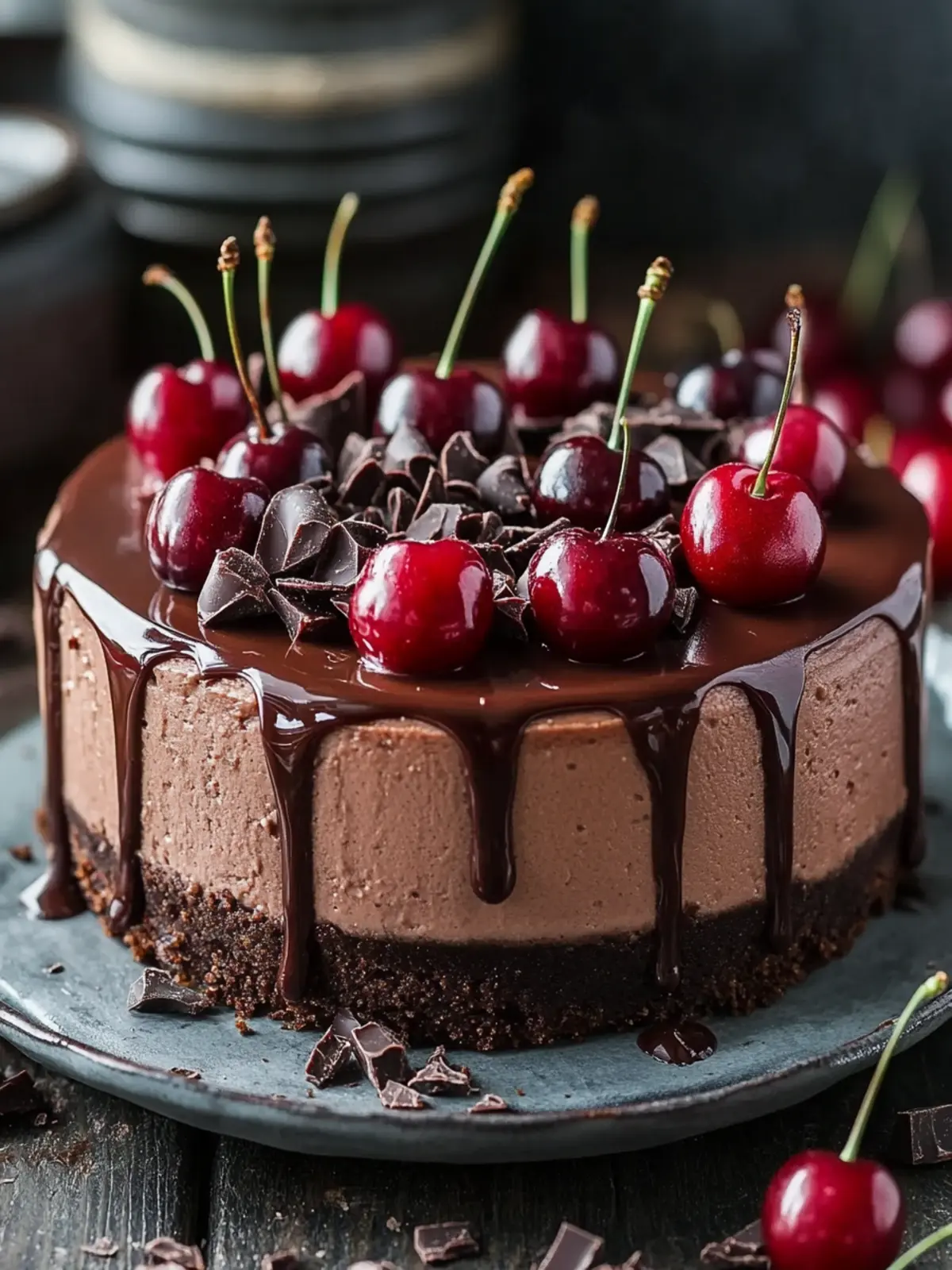 Irresistible Chocolate Cherry Cheesecake You Must Try Today 3 Chocolate Cherry Cheesecake