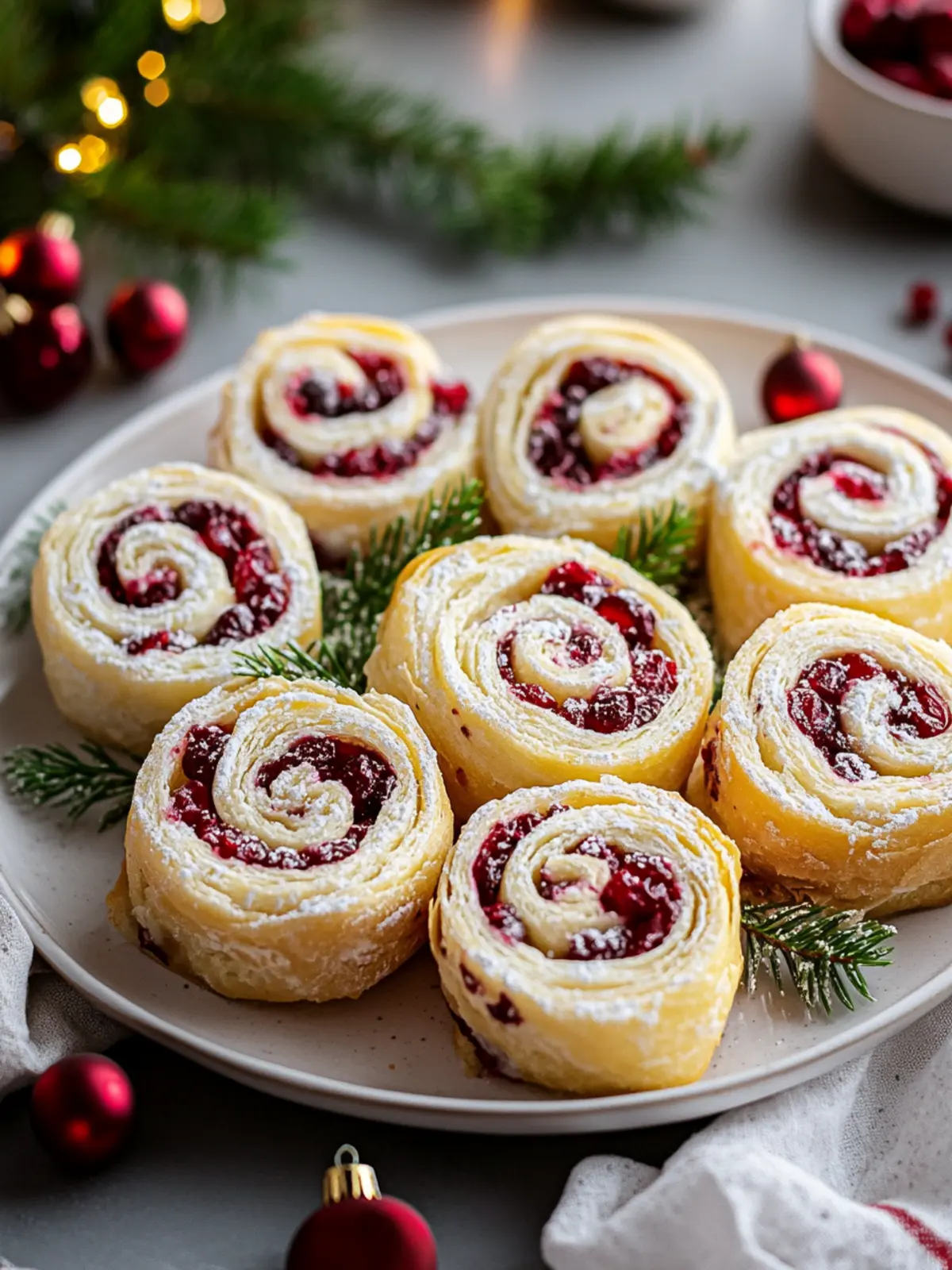 Delicious Christmas Cranberry Roll Ups for Easy Holiday Snacking 2 Christmas Cranberry Roll Ups