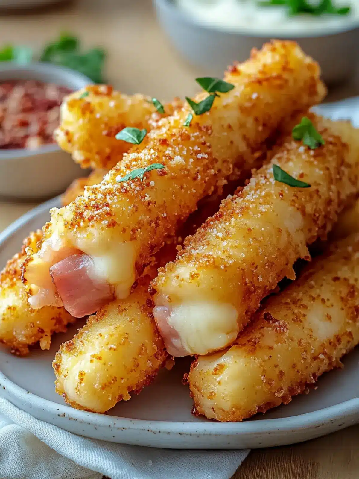 Crispy Ham Cheese Sticks That Will Wow Your Friends Today 5 Ham Cheese Sticks