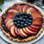 Apple & Blueberry Tarte Tatin