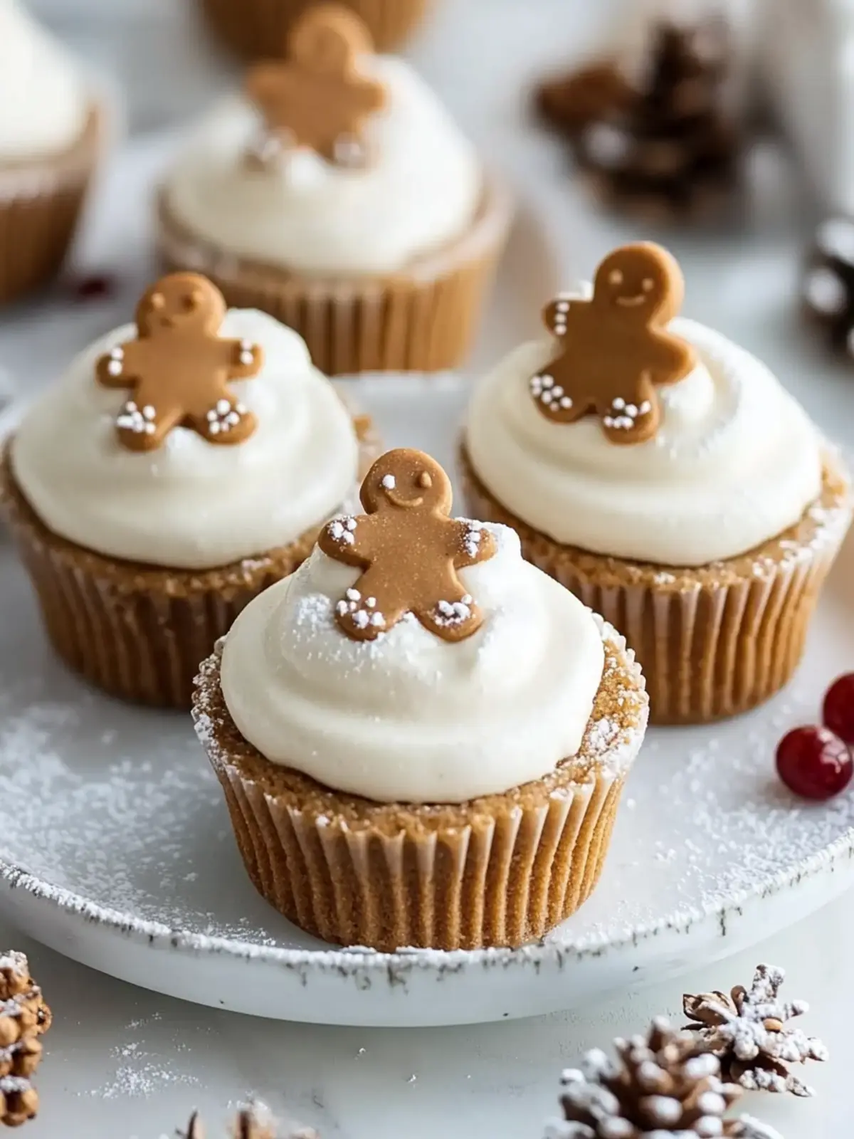 Delicious No-Bake Gingerbread Cheesecake Cups for the Holidays 2 No-Bake Gingerbread Cheesecake Cups