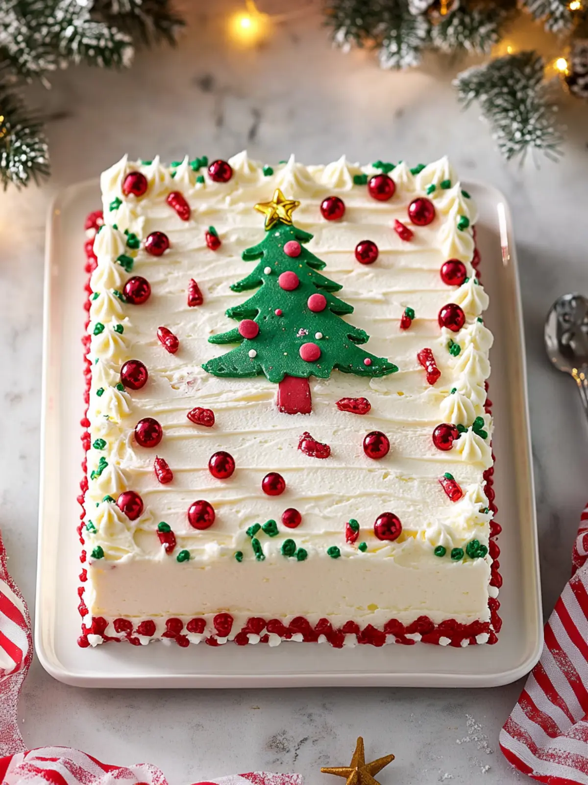 Delicious Christmas Sheet Cake Perfect for Festive Celebrations 4 Christmas Sheet Cake