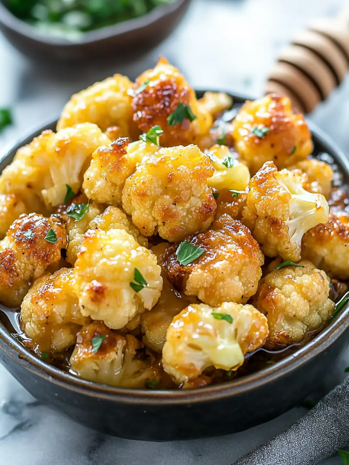 Honey Garlic Baked Cauliflower - Your New Favorite Veggie Dish 5 Honey Garlic Baked Cauliflower