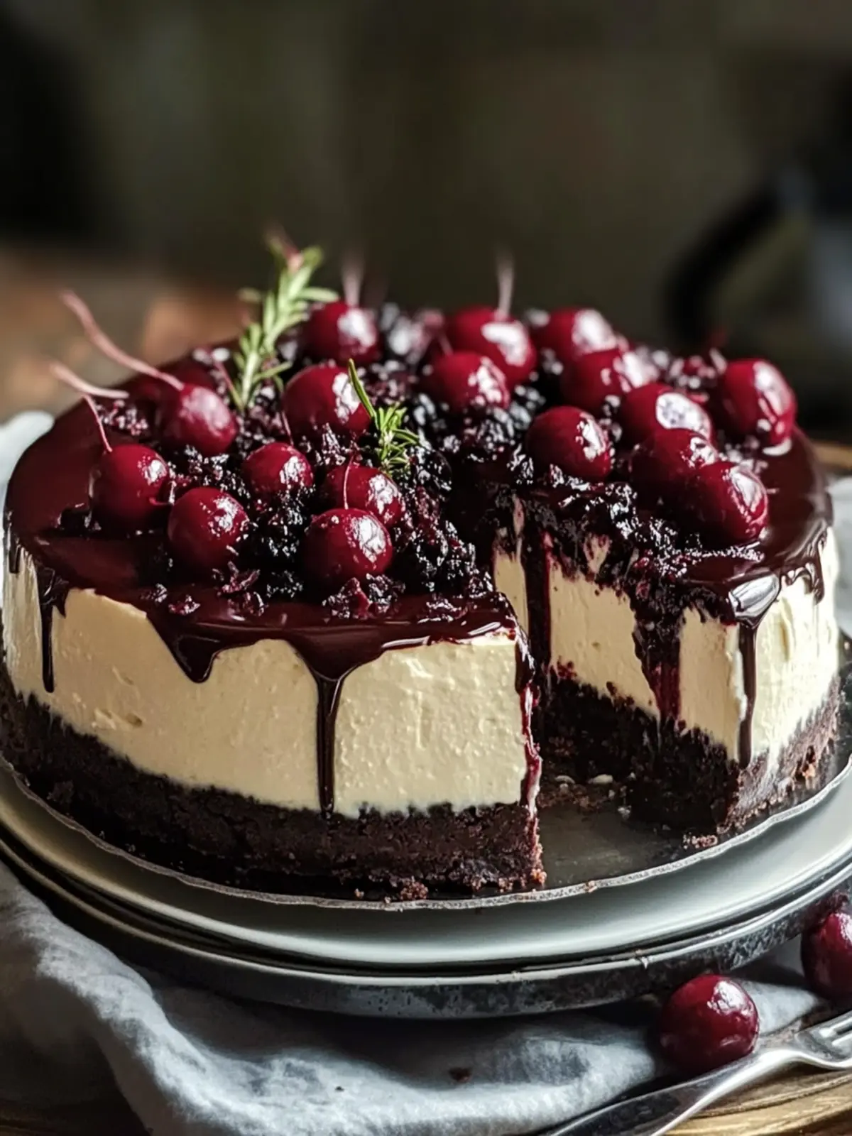 Decadent Black Forest Cheesecake for Sweet Celebrations 5 Decadent Black Forest Cheesecake