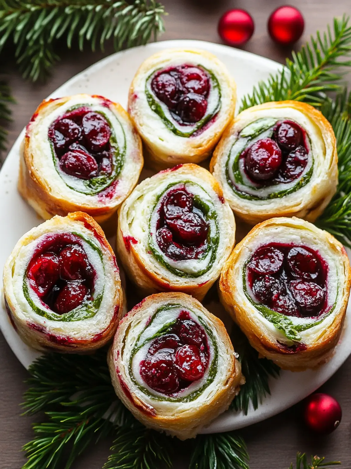 Tasty Christmas Cranberry Pinwheels for Festive Gatherings 2 Tasty Christmas Cranberry Pinwheels