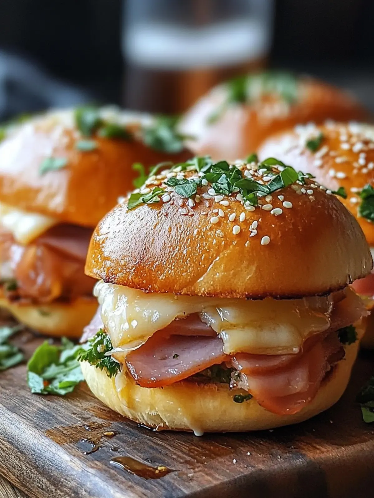 Ham and Cheese Sliders Delight
