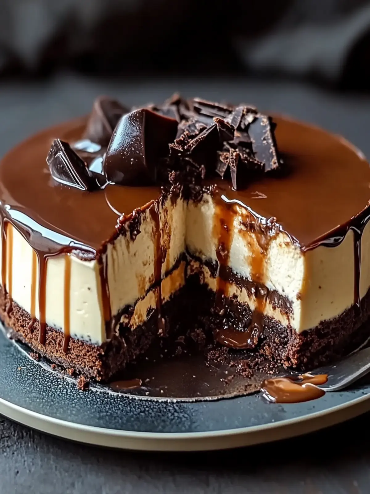 Irresistible Caramel Brownie Cheesecake You Can Make Tonight 2 Caramel Brownie Cheesecake