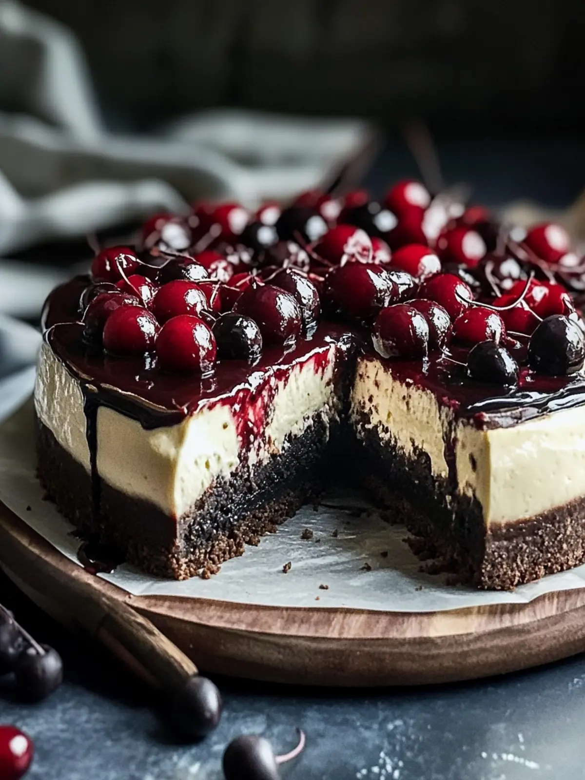 Decadent Black Forest Cheesecake for Sweet Celebrations 3 Decadent Black Forest Cheesecake