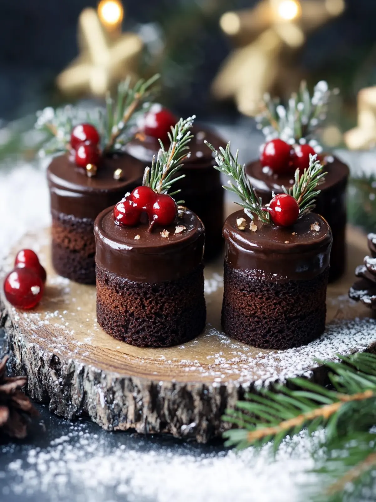 Delightful Chocolate Gingerbread Mini Cakes for Festive Cheer 4 Chocolate Gingerbread Mini Cakes
