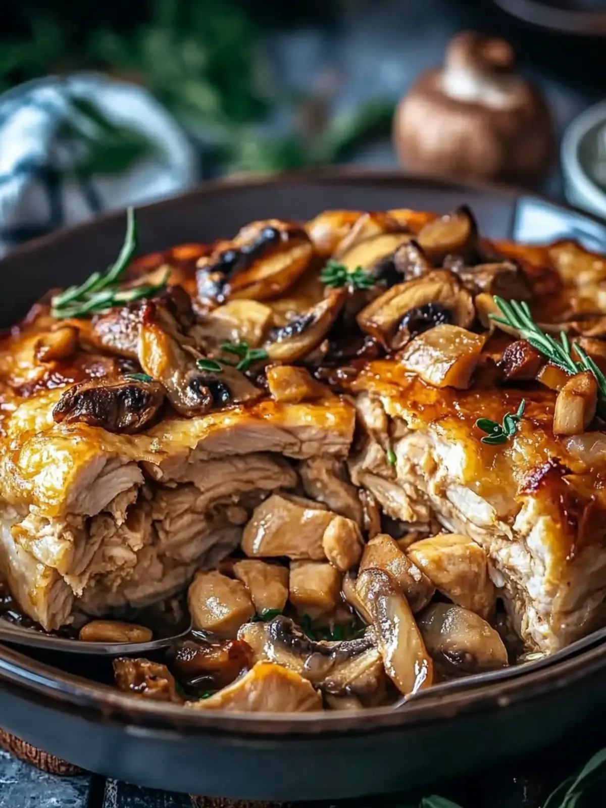 Savory Chicken and Mushroom Puff Pastry for Cozy Nights 2 Savory Chicken and Mushroom