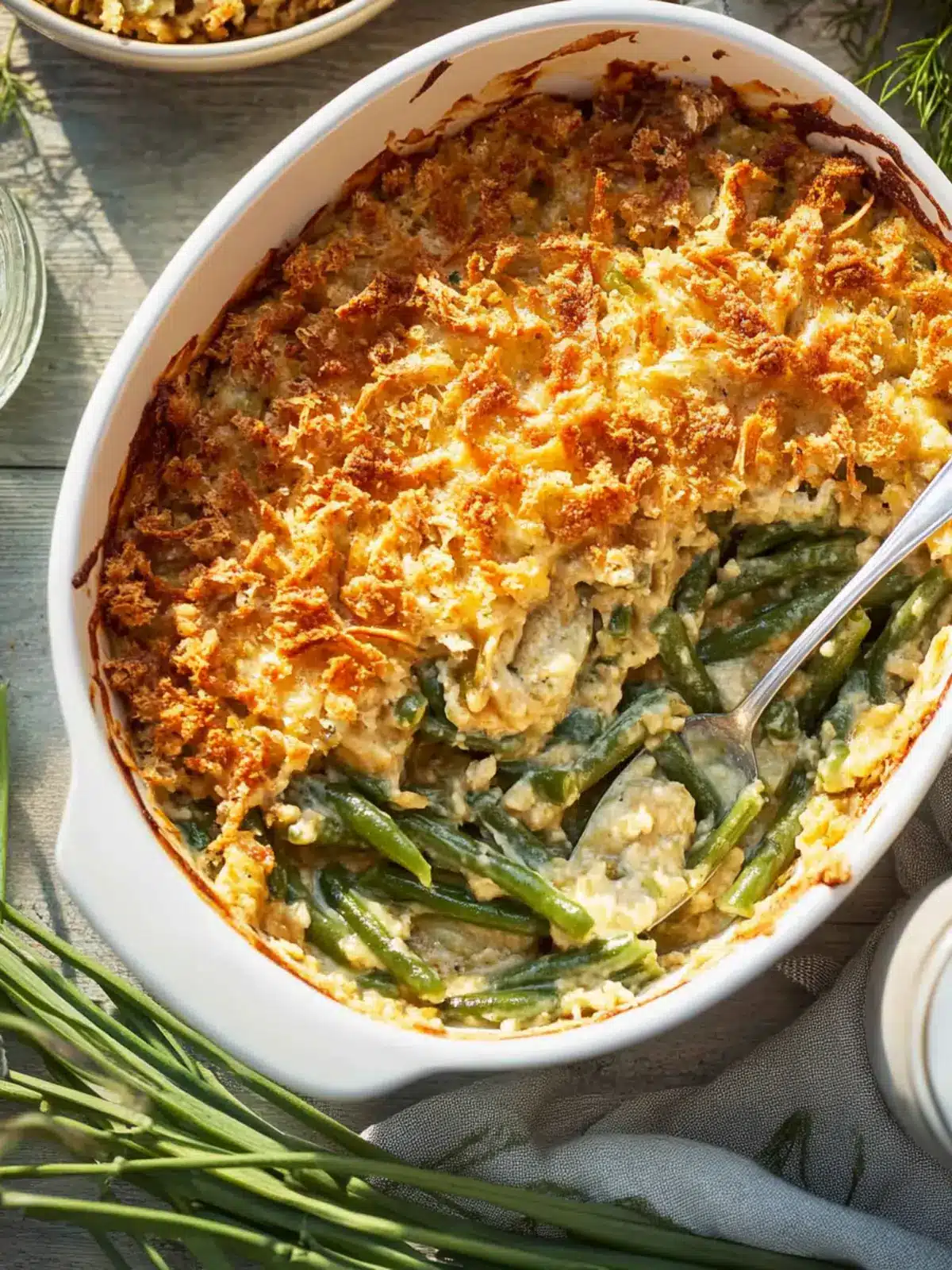 Savory Green Bean Casserole: Your Holiday Must-Have Delight 3 Green Bean Casserole