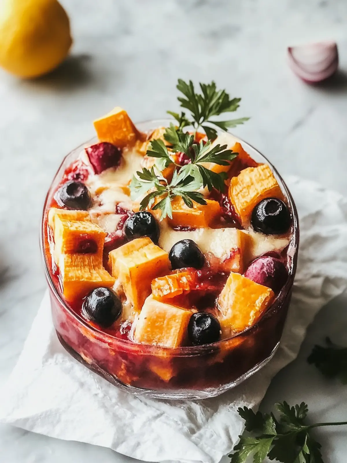 Savory Sweet Potato and Black Bean Enchilada: A Vegetarian Delight 2 Vegetarian Delight