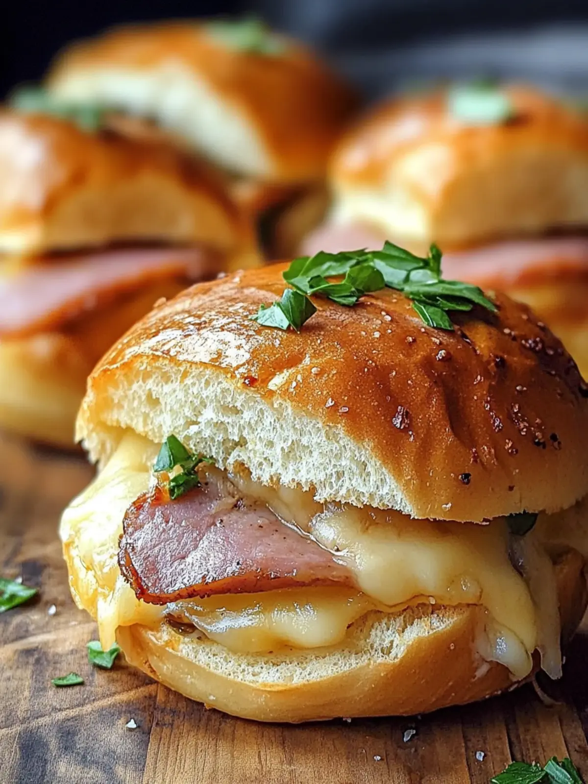 Ham and Cheese Sliders Delight