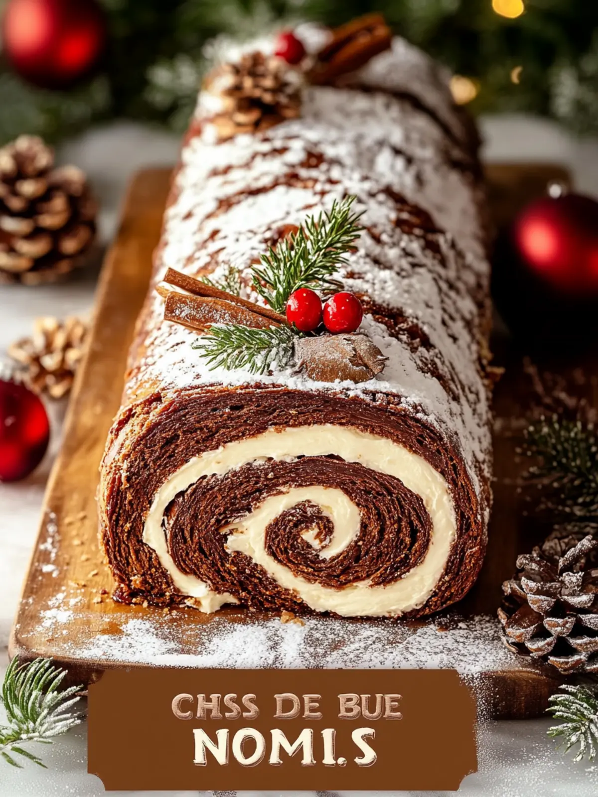Decadent Classic Yule Log (Bûche De Noël) for Holiday Cheer 4 Classic Yule Log (Bûche De Noël)