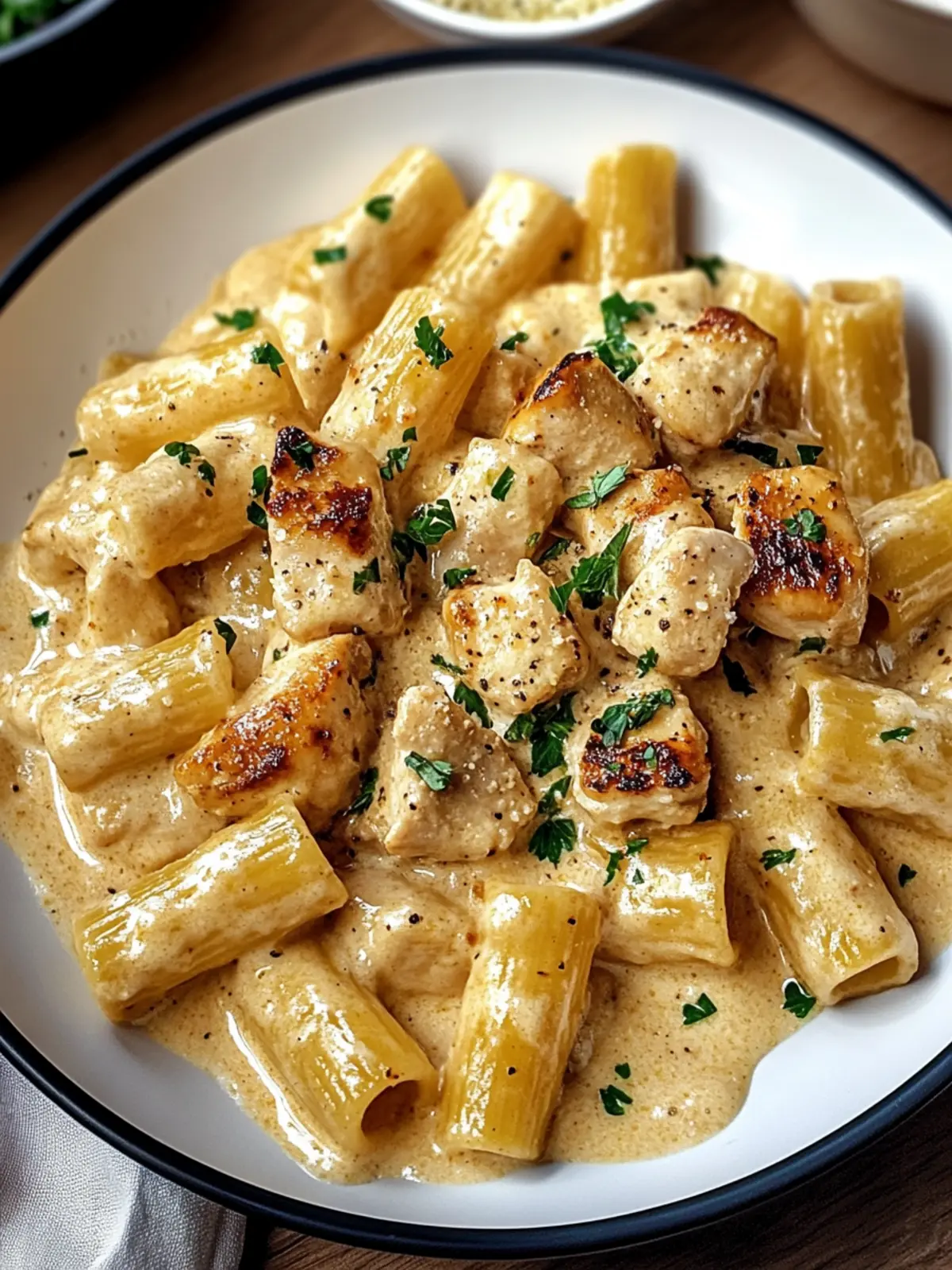 Creamy Garlic Butter Chicken Rigatoni Bliss for Cozy Nights 2 Creamy Garlic Butter Chicken Rigatoni Bliss