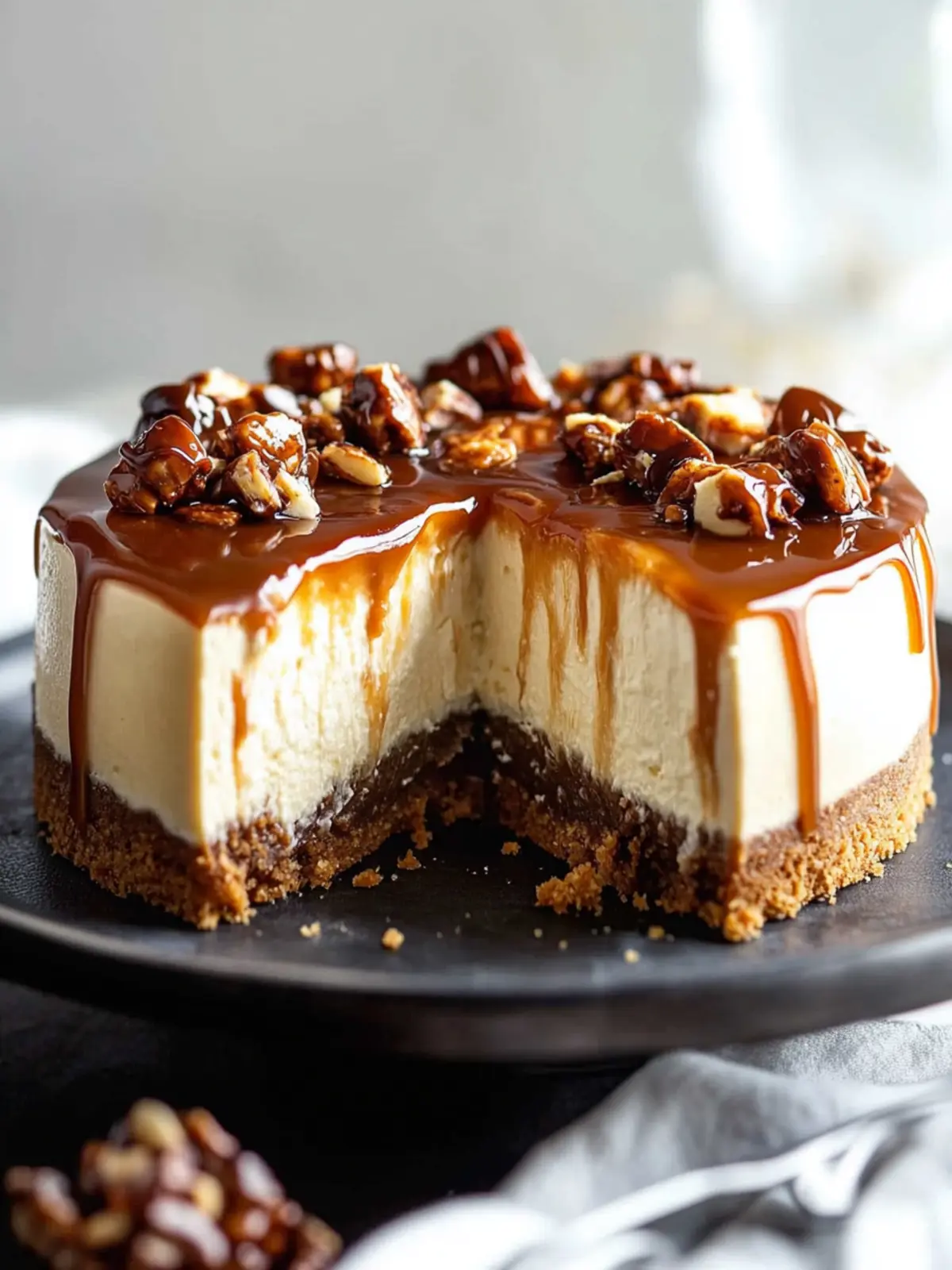 Decadent Caramel Turtle Cheesecake You'll Crave Again! 5 Caramel Turtle Cheesecake