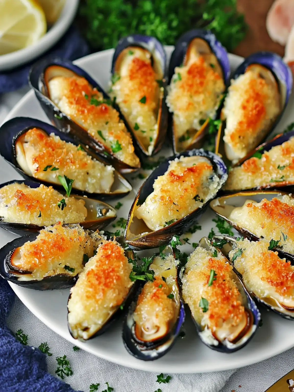 Savory Stuffed Baked Mussels (Baked Tahong) with Garlic Bliss 5 Stuffed Baked Mussels (Baked Tahong)