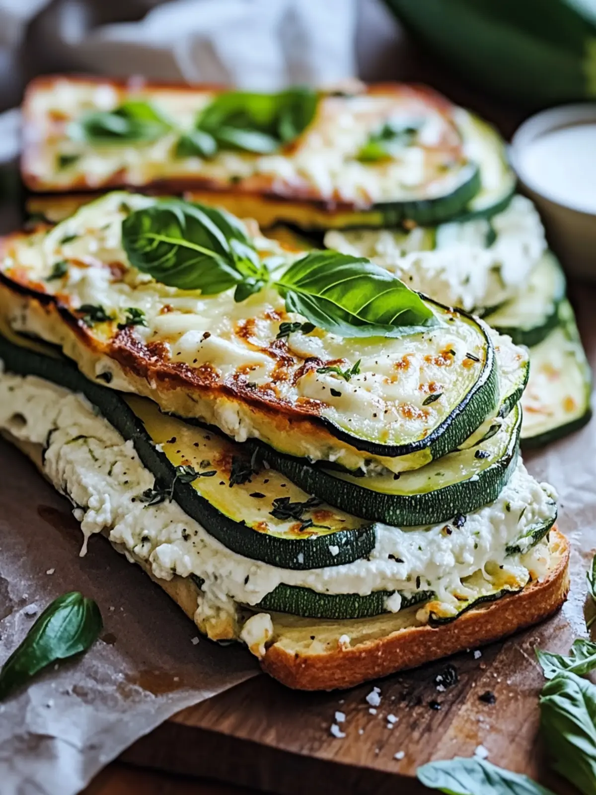 Zucchini Ricotta Melts