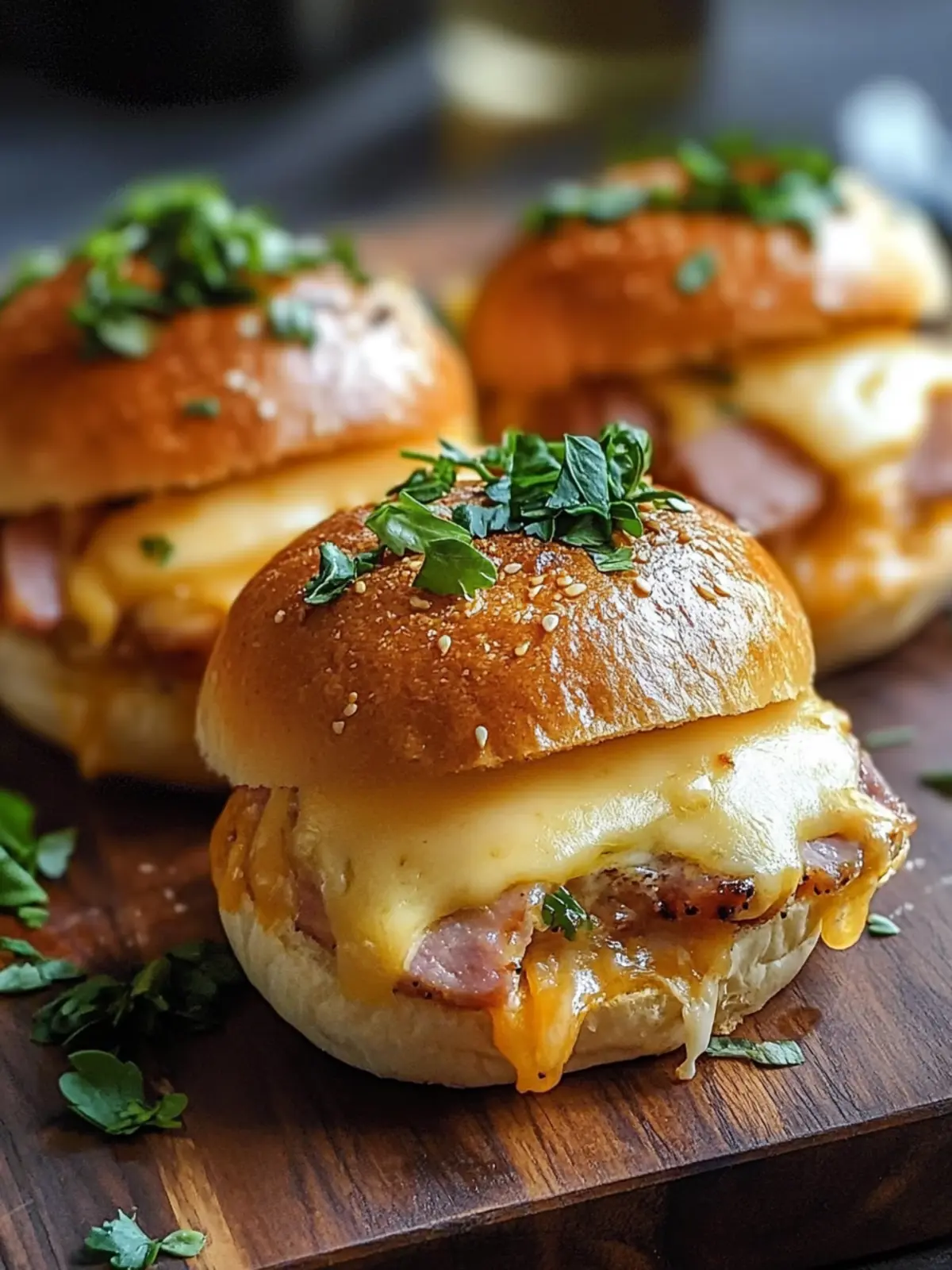 Ham and Cheese Sliders Delight