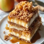 Caramel Apple Cheesecake Bars