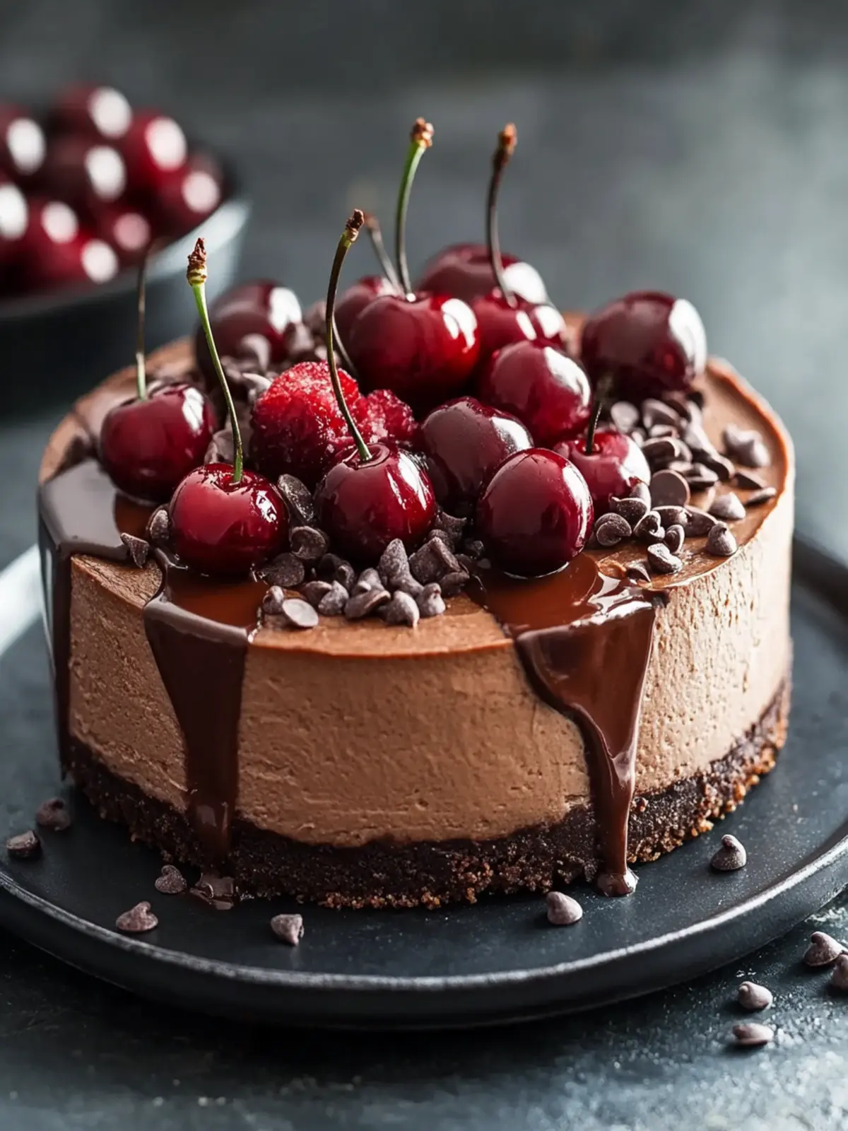 Irresistible Chocolate Cherry Cheesecake You Must Try Today 2 Chocolate Cherry Cheesecake