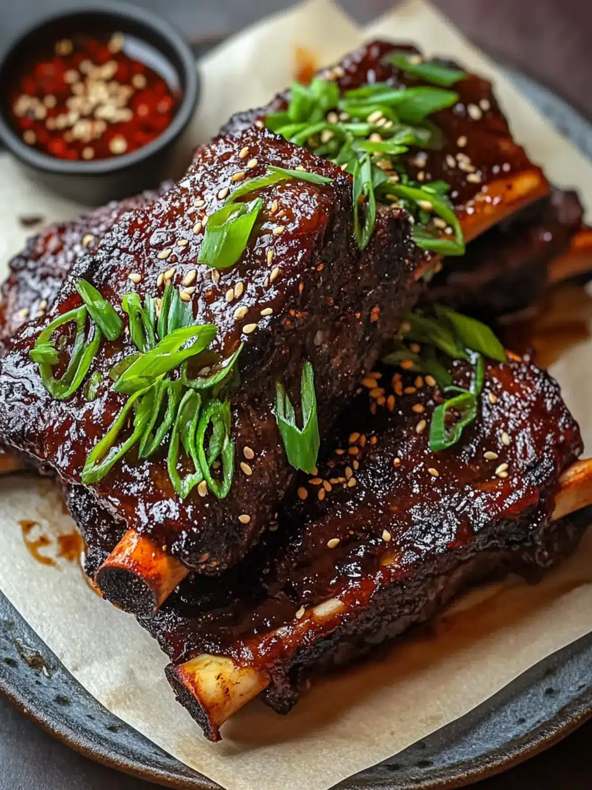 Caramelized Roast Asian Beef  Rib