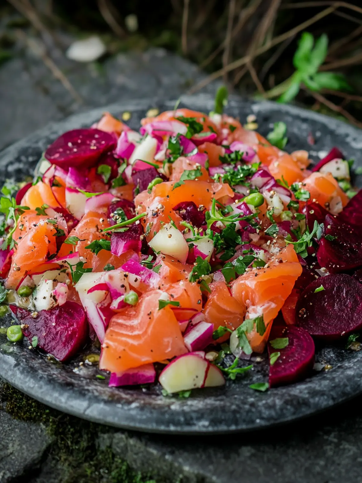 Delicious Smoked Salmon & Beetroot Salad for Festive Gatherings 3 Smoked Salmon & beetroot Salad