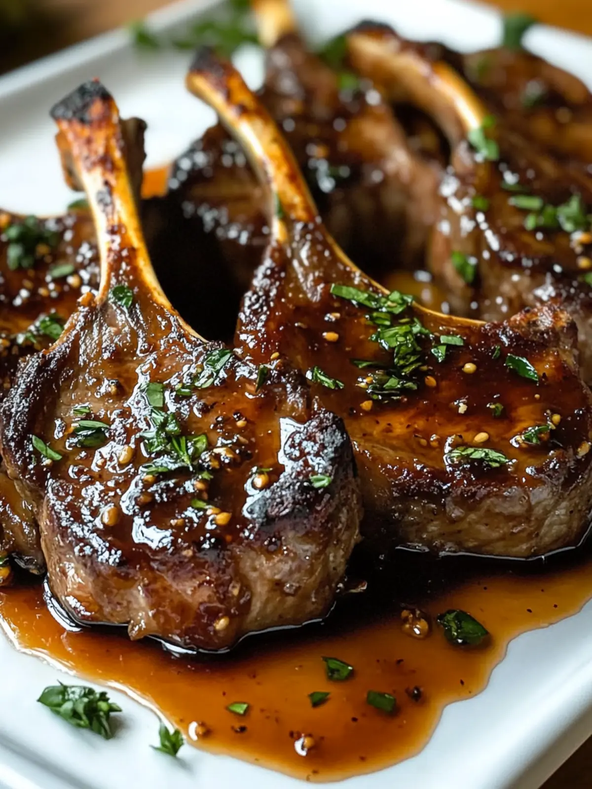 Irresistible Honey Garlic Lamb Chops with Sweet Glaze Recipe 2 Honey Garlic Lamb Chops with Sweet Glaze