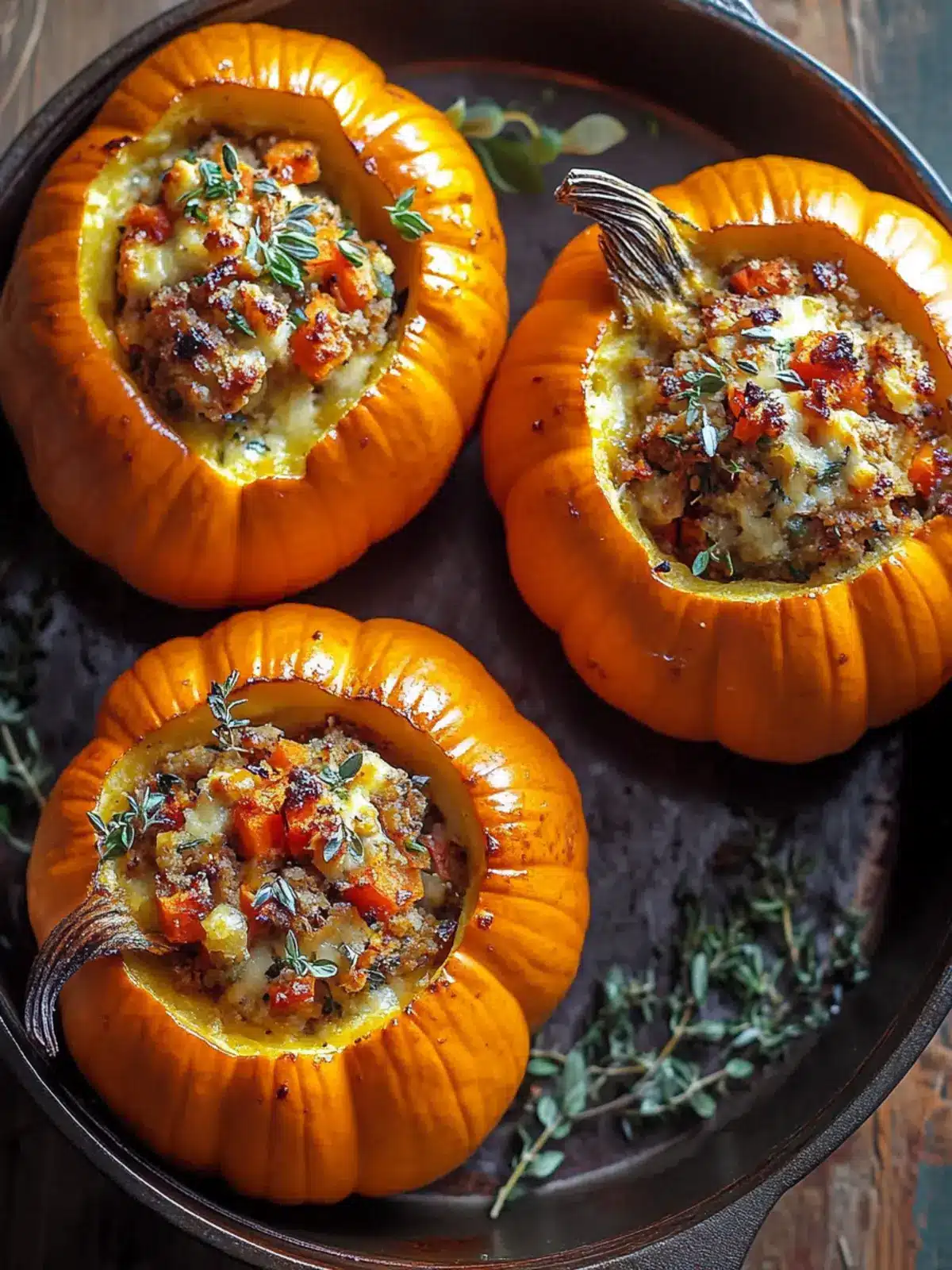 Savory Stuffed Pumpkins: Your Cozy Autumn Comfort Food 2 Savory Stuffed Pumpkins