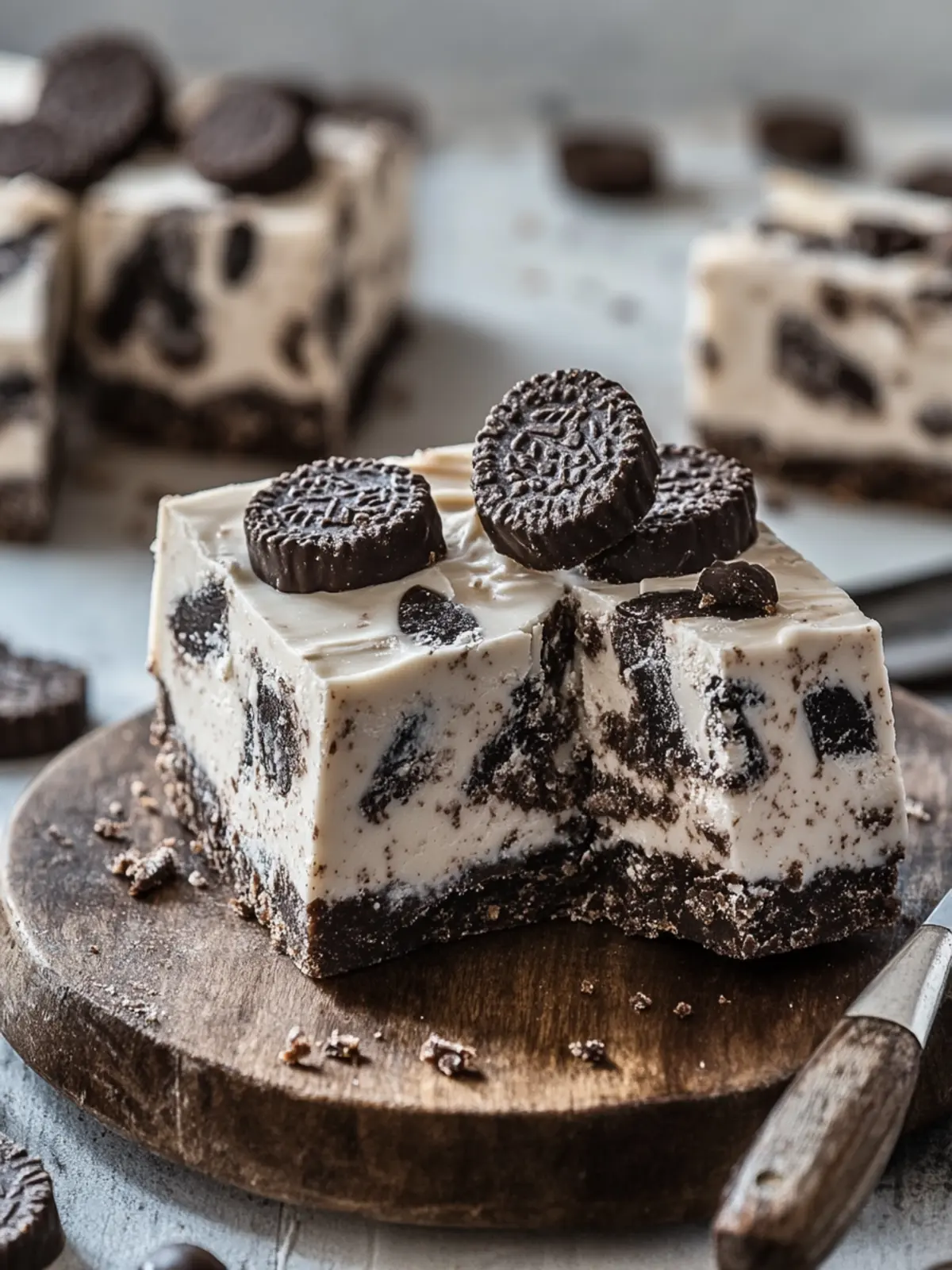 Creamy No-Bake Cookies And Cream Fudge Made Just for You 3 Cookies And Cream Fudge