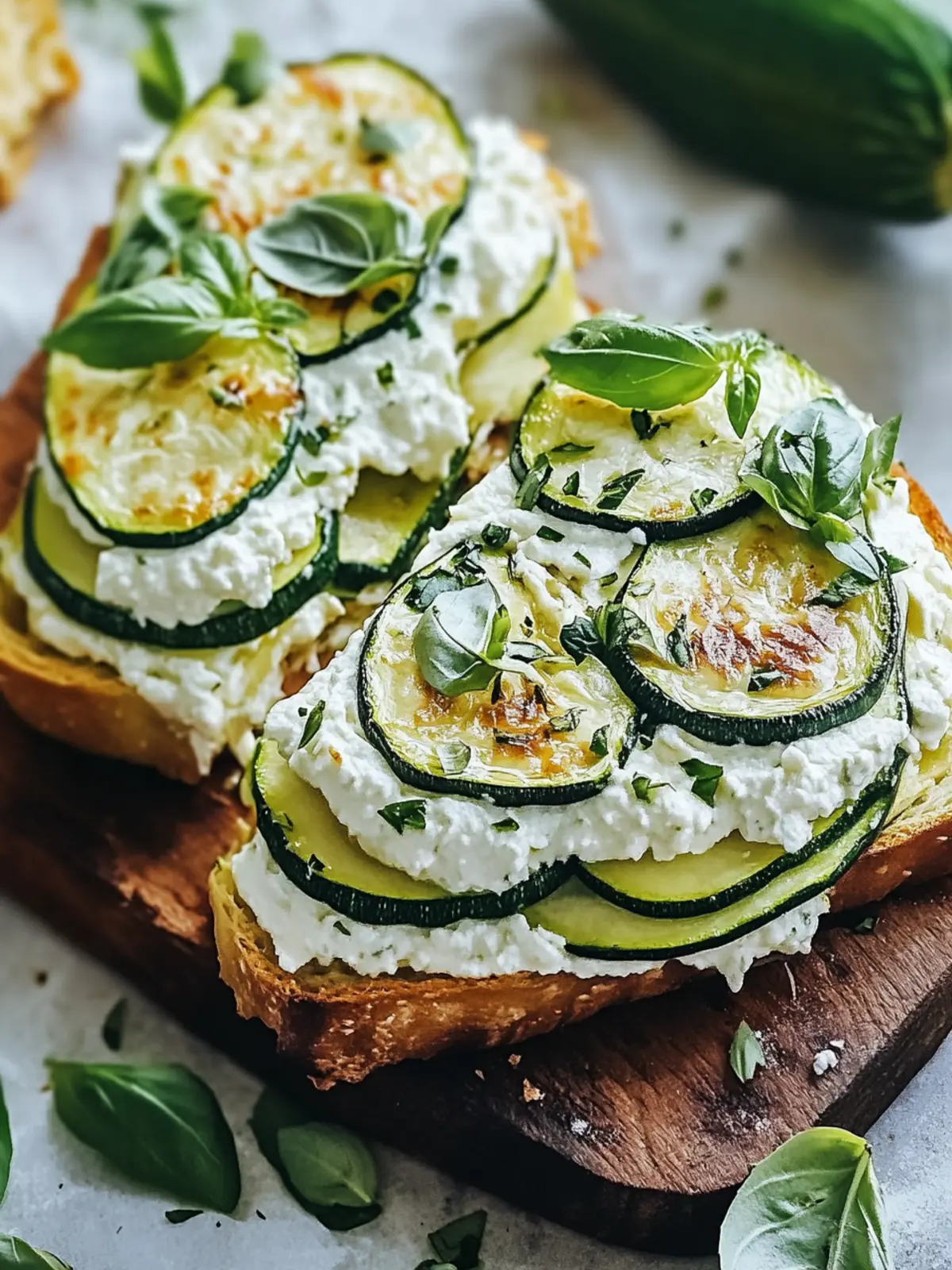 Zucchini Ricotta Melts