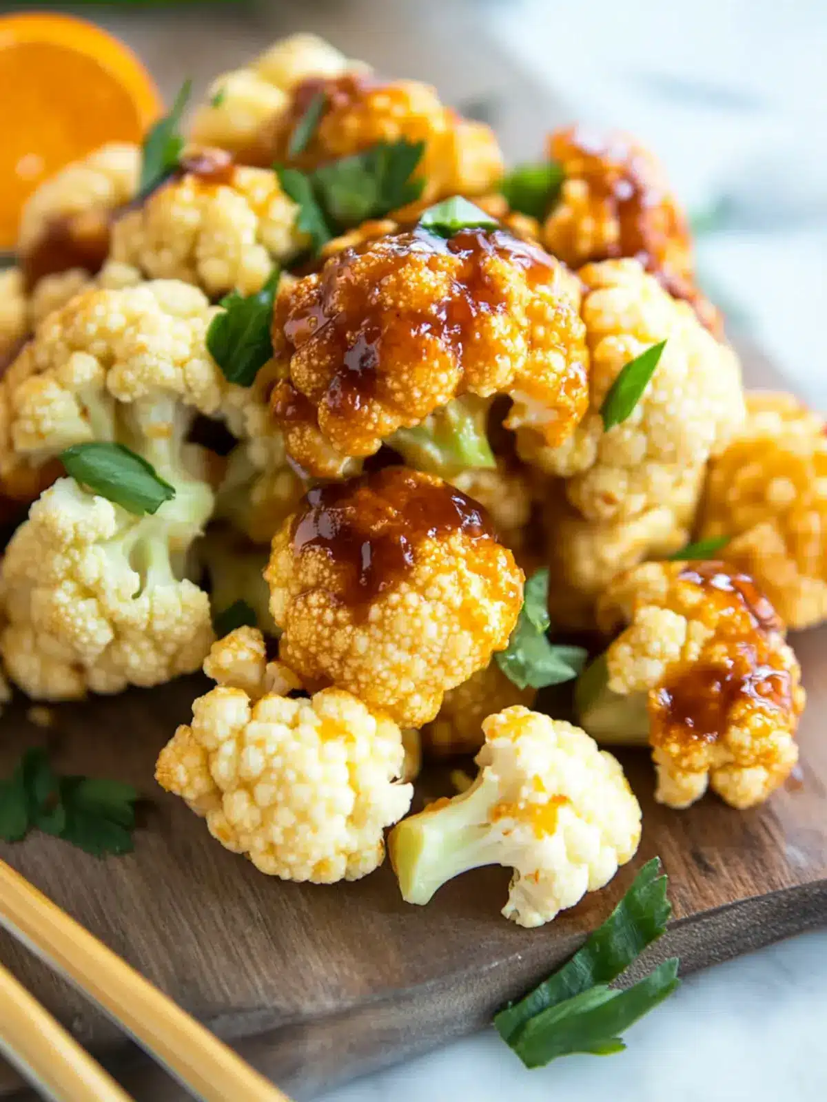 Baked Orange Cauliflower