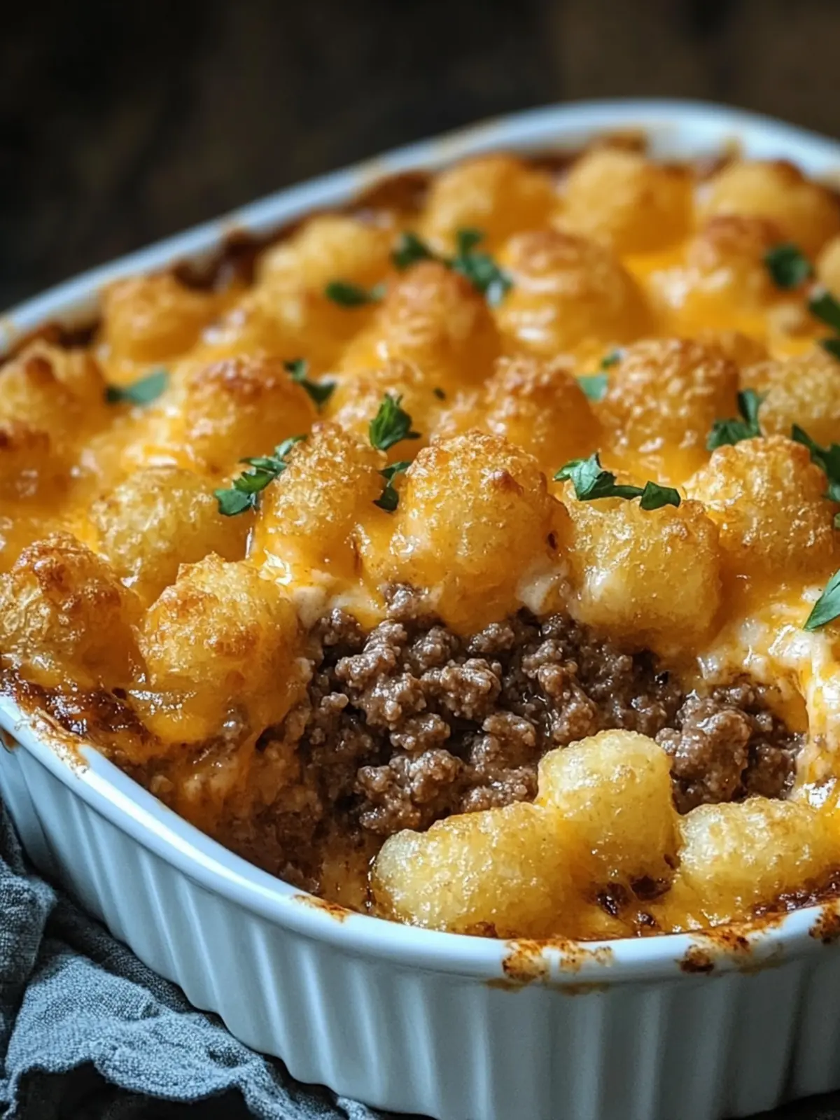 Tater Tot Casserole with Ground Beef: Family Dinner Made Easy 5 Tater Tot Casserole with Ground Beef