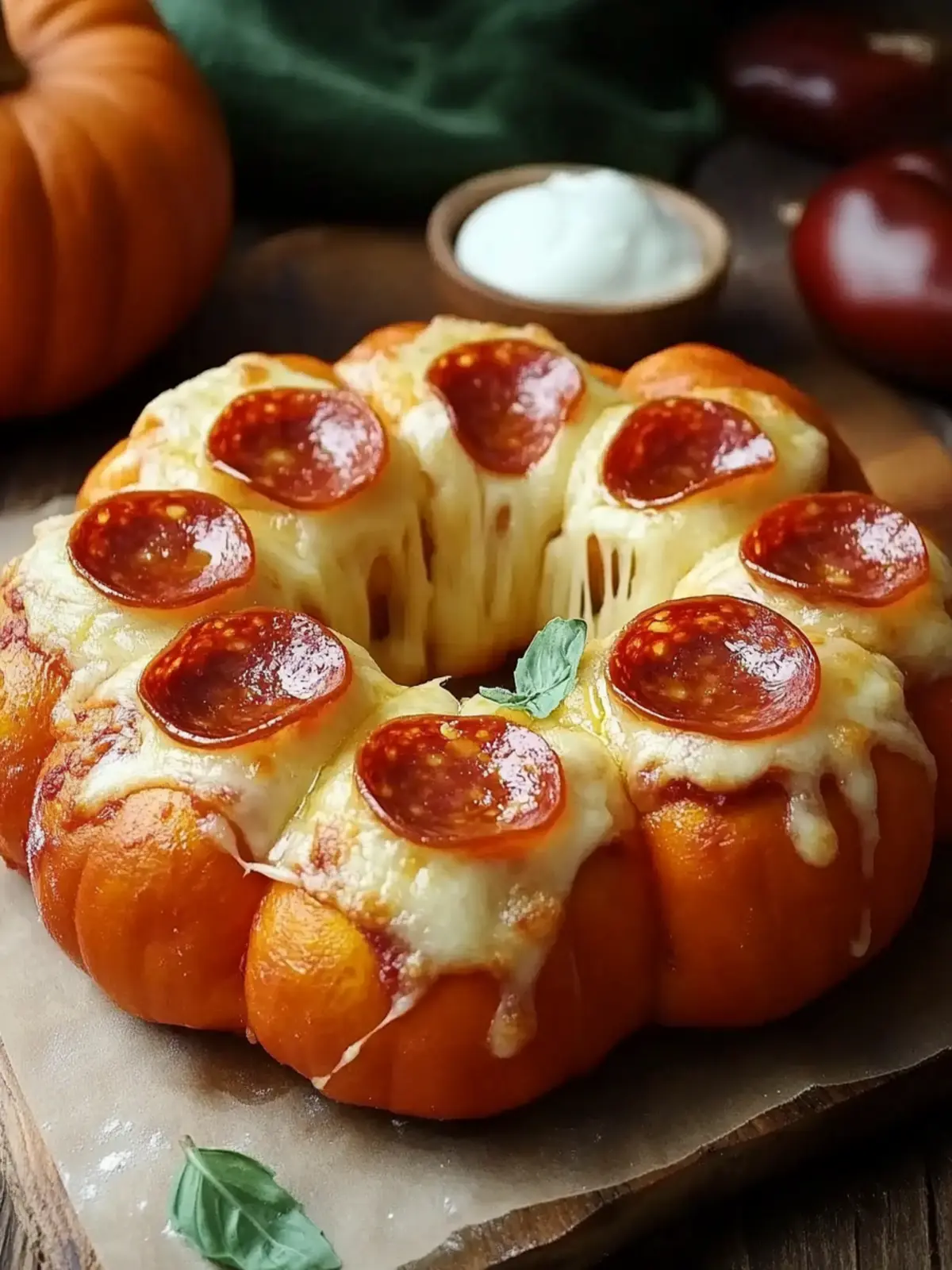 Delicious Pepperoni Pizza Pumpkins for Your Cozy Fall Gatherings 3 Pepperoni Pizza Pumpkins