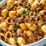 Creamy Beef and Shells: Comfort Food in 30 Minutes Flat 7 Creamy Beef and Shells