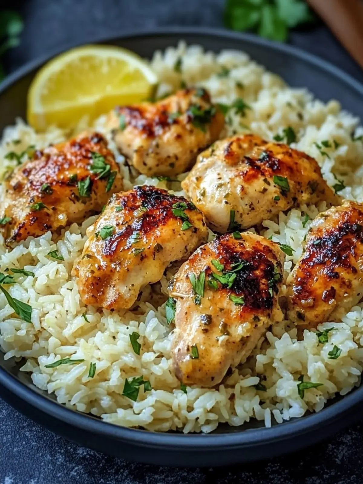 Smothered Chicken and Rice 🍗🍚