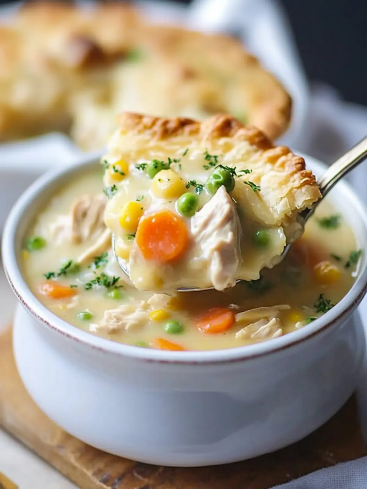 Cozy Up with Chicken Pot Pie Soup – Easy One-Pot Recipe 3 Chicken Pot Pie Soup – An Easy and Simple Recipe