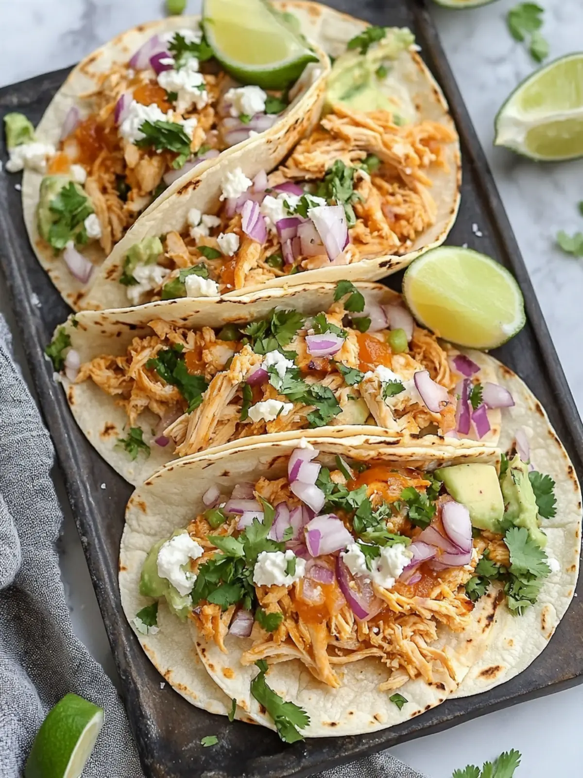 Healthy Crockpot Chicken Tacos for Easy Weeknight Wins 3 Healthy Crockpot Chicken Tacos